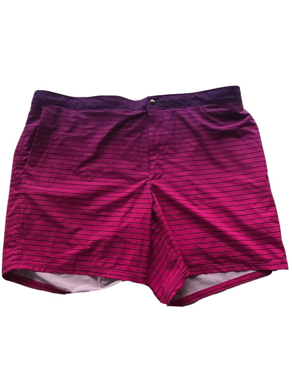 Lands End Swim Trunks Board Shorts Mens XXL 2XL 44 46 Surf Beach Resort Purple